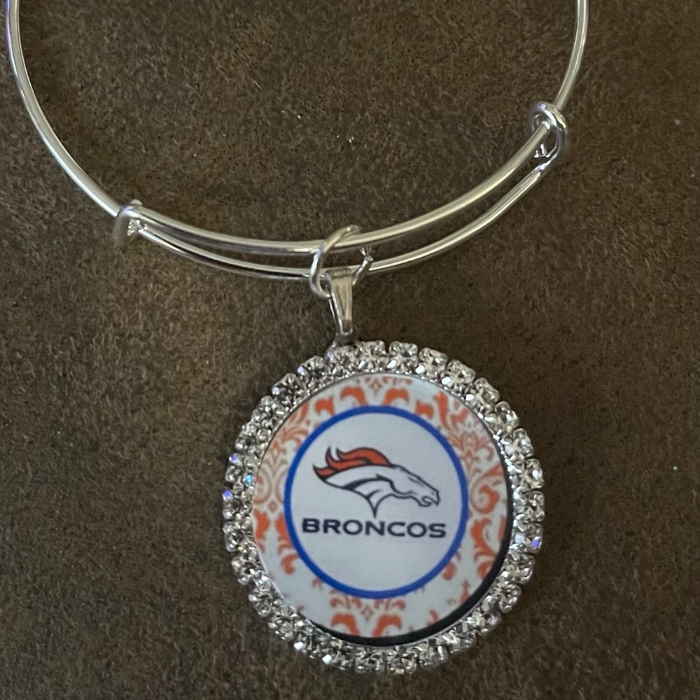 Denver Broncos charm bracelet
